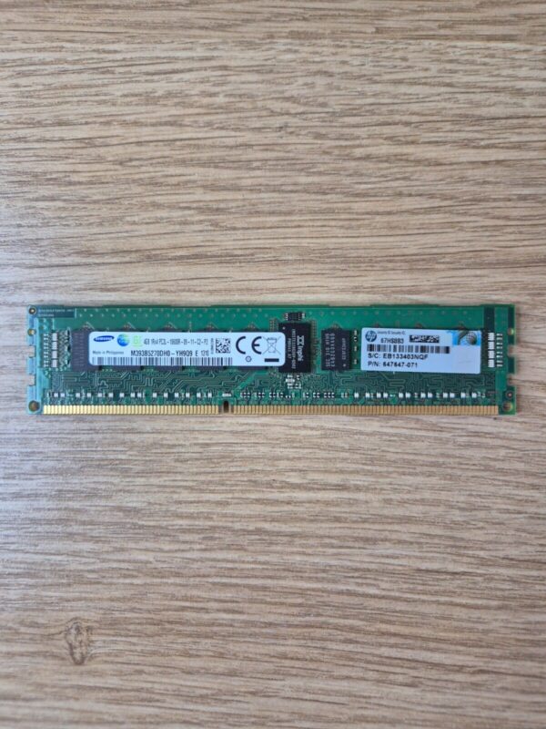 4GB 1Rx4 PC3L-10600R HP Samsung M393B5270DH0 647647-071 Server Memory