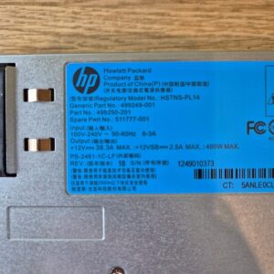 HP HSTNS-PL14 499250-201 499249-001 460W HE 12V power supply PS-2461-1C-LF