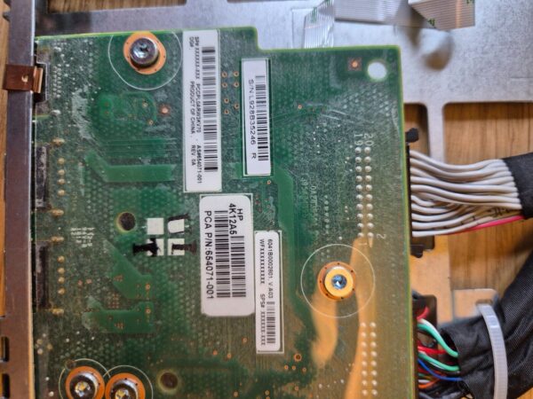 ProLiant DL160 D360p Gen8 Server Front I/O Panel Power Button Bracket 654071-001 - Image 2