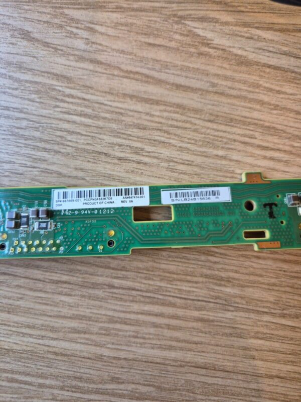 HP 667869-001 DL 360e Gen8 LFF Backplane Board with power cabel 647414-001 - Image 3