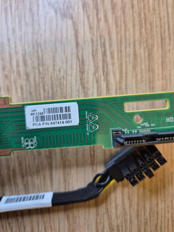HP 667869-001 DL 360e Gen8 LFF Backplane Board with power cabel 647414-001