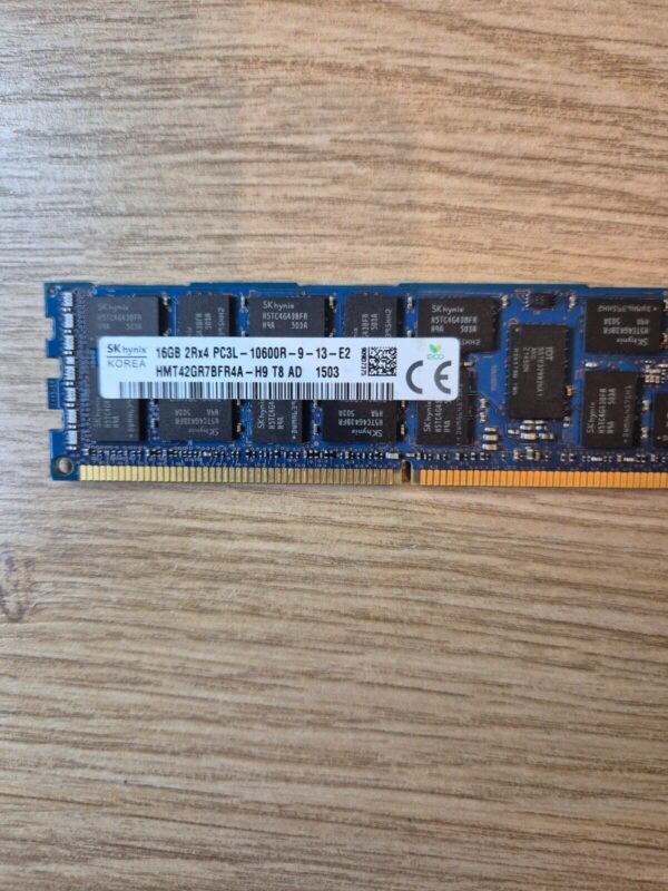 HP 647653-081 16GB 2Rx4 PC3L-10600R 1333MHz ECC DDR3 RDDIM Server Memory - Image 2