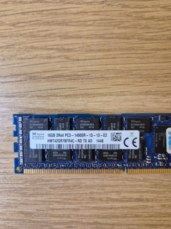 Hynix 16GB 2Rx4 PC3-14900R DDR3 1866MHz 1.5V ECC REGISTERED REG RDIMM Memory RAM - Image 2