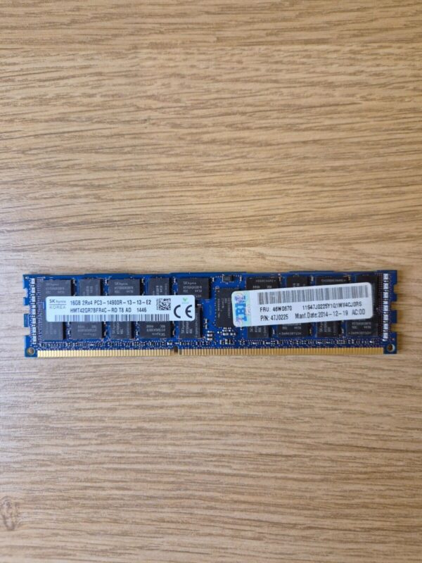 Hynix 16GB 2Rx4 PC3-14900R DDR3 1866MHz 1.5V ECC REGISTERED REG RDIMM Memory RAM