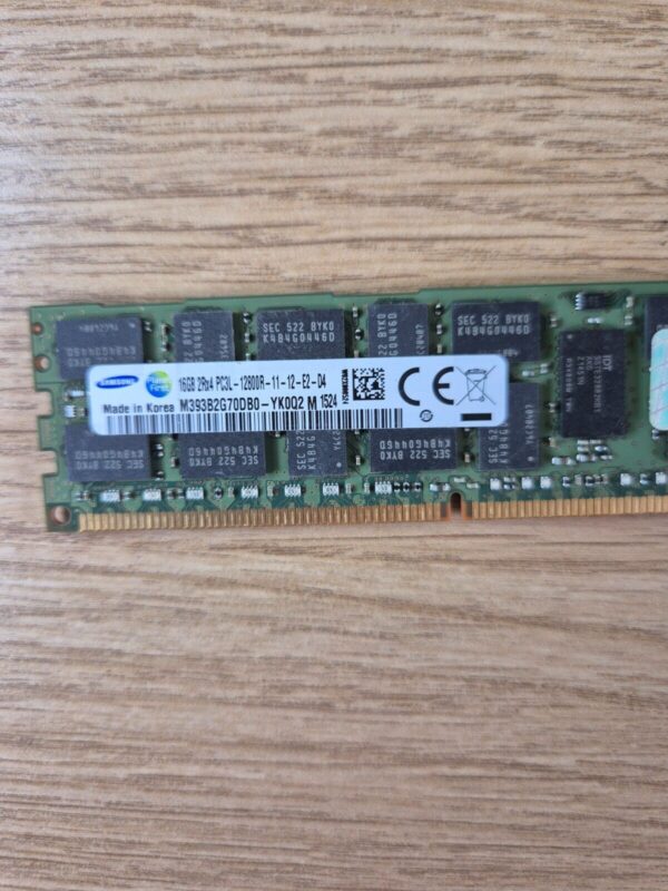 16GB Samsung M393B2G70DB0-YK0Q2 2Rx4 PC3L-12800R Server RAM - Image 2