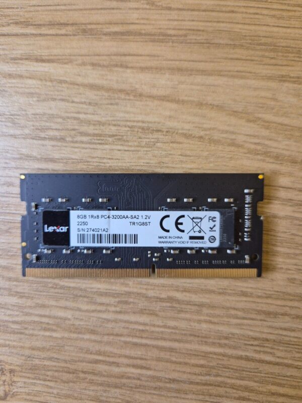 Lexar 8GB 1Rx8 DDR4 SO-DIMM RAM Module PC4-3200AA-SA2 1.2v
