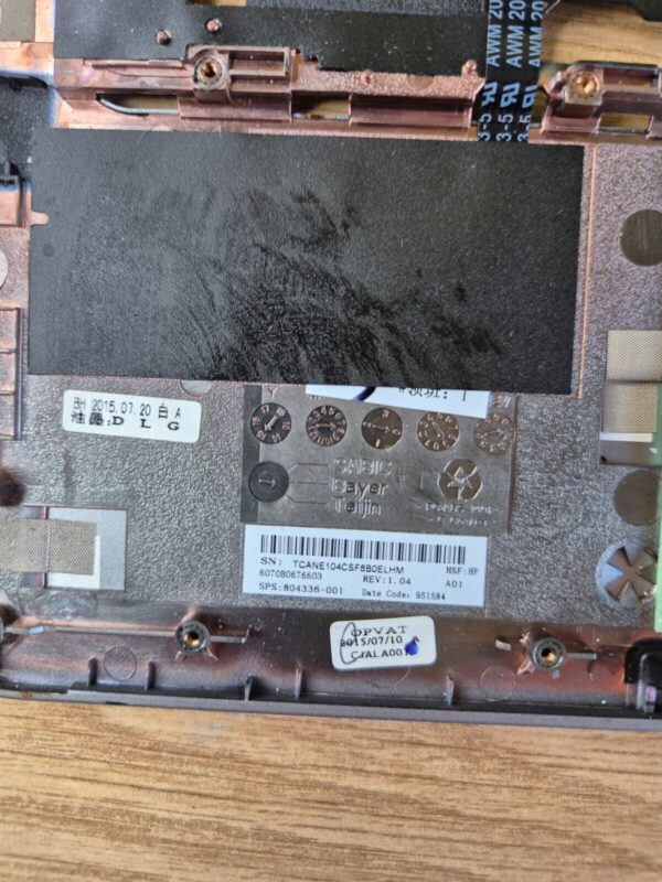 HP EliteBook 840 G2 14" Laptop Palmrest +Bottom + Base Covers +Fingerprint &etc - Image 11