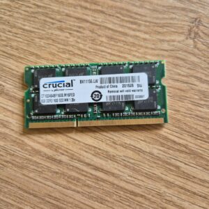 CRUCIAL 8 GB DDR3 LAPTOP RAM PC3-1600 MHz 2Rx8 CT102464BF160B.M16FED, SKU 15381