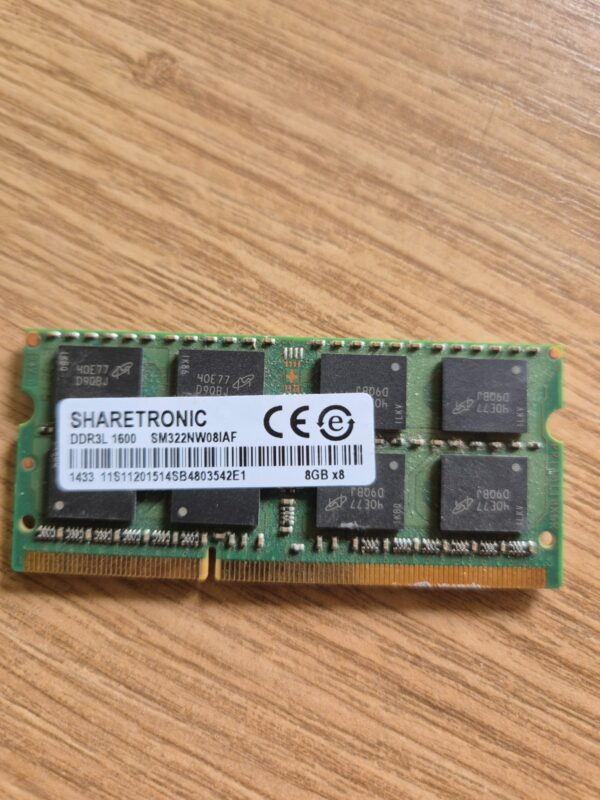 Sharetronic RAM 8GB (1x8GB) DDR3L 1600MHz SODIMM Laptop Memory SM322NW08IAF