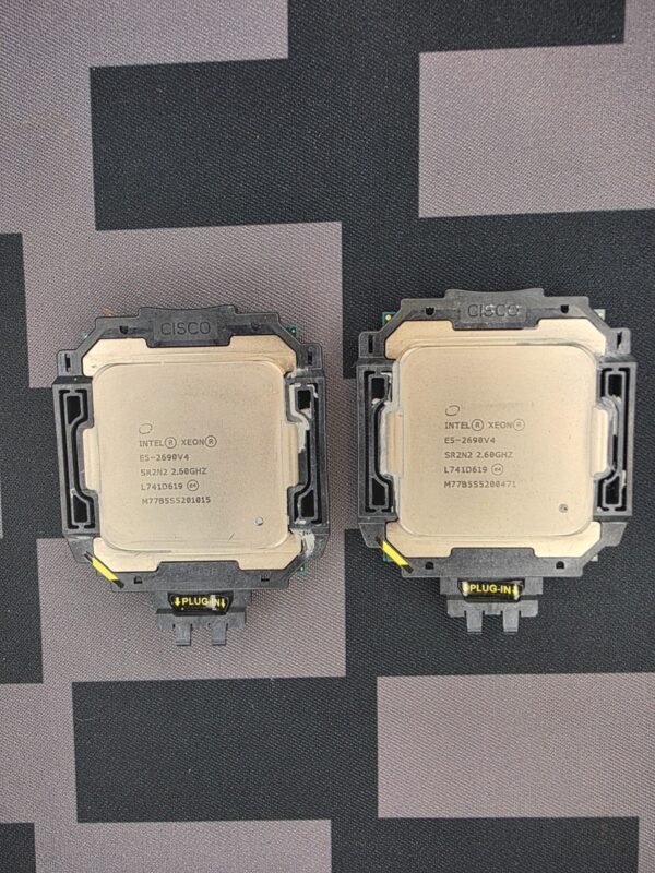 LOT OF 2  Pair Intel Xeon E5-2690v4 2.6Ghz 14-Core 135W 35MB LGA2011-3 CPU SR2N2